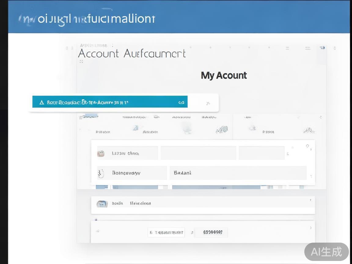 二、进入账户信息管理界面
登录后，导航栏通常会有